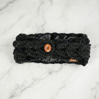 Satin-Lined Braided Headband