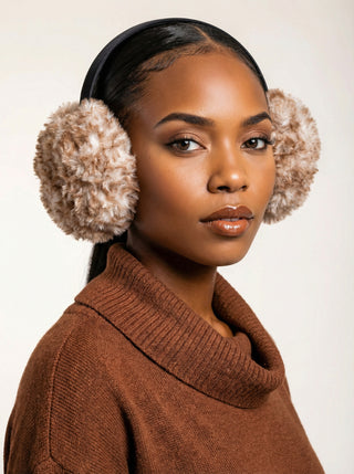 Brown Faux Fur Earmuffs